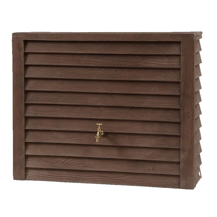 Garantia – Woody Wandtank – dunkles Holz – 350L