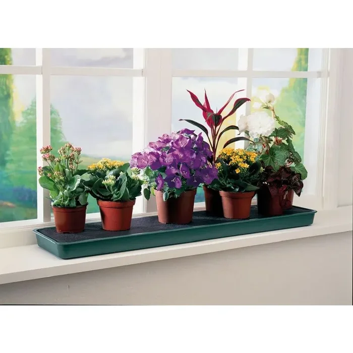 Garland Selbstbewässernder Fensterbank-Pflanzentablett 76x17x3,5 cm