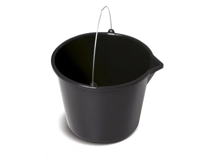 Garten Eimer mit Ausguss, schwarz 20l