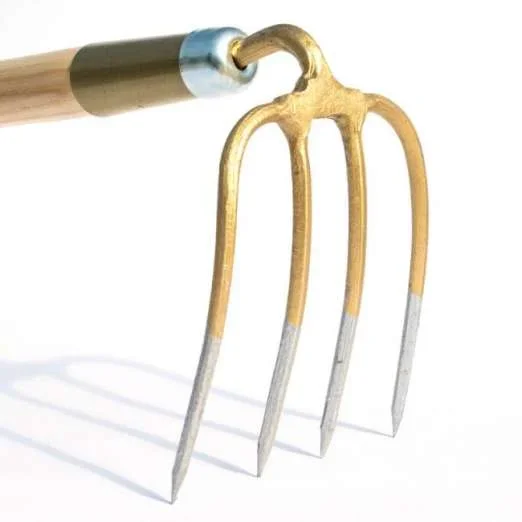 Gartenkreiel 4 Zinken rund