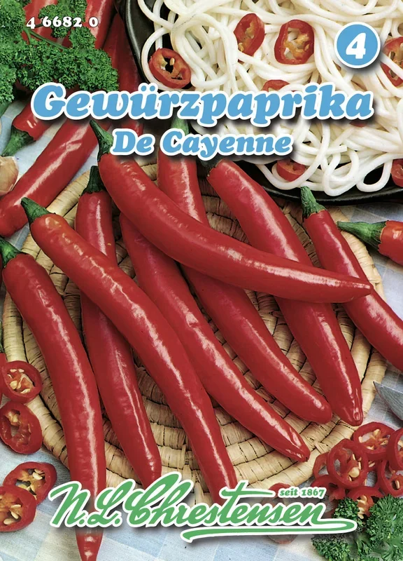 Gemüsepaprika De Cayenne