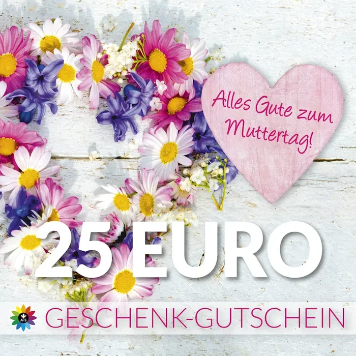 Geschenk-Gutschein, Wert 25 Euro Muttertag Bestellnummer 9995384