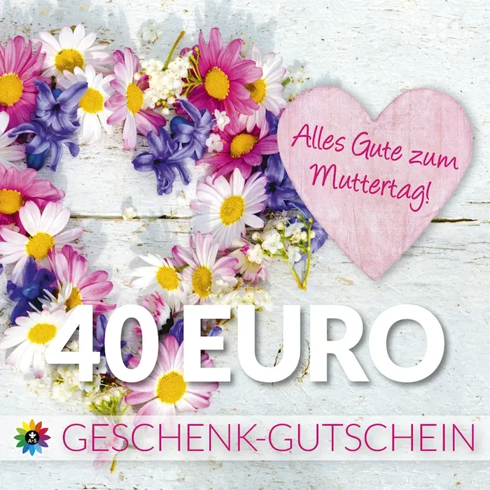 Geschenk-Gutschein, Wert 40 Euro Muttertag Bestellnummer 9995400