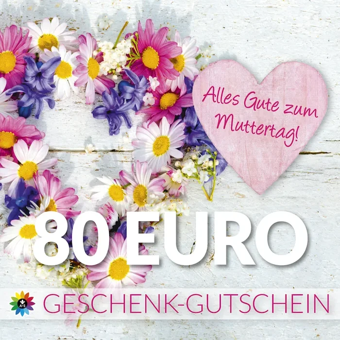 Geschenk-Gutschein, Wert 80 Euro Muttertag Bestellnummer 9995446