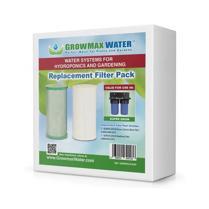 Growmax Water Super Grow 800 l/h mit 2 Ersatzfiltern