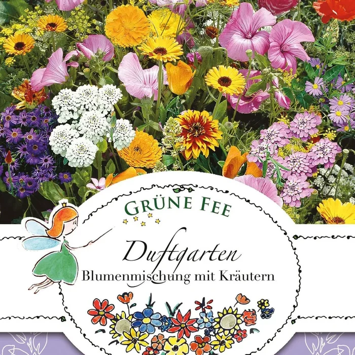 Grüne Fee Blumen-Mischung Duftgarten, ein- bis mehrjährig
