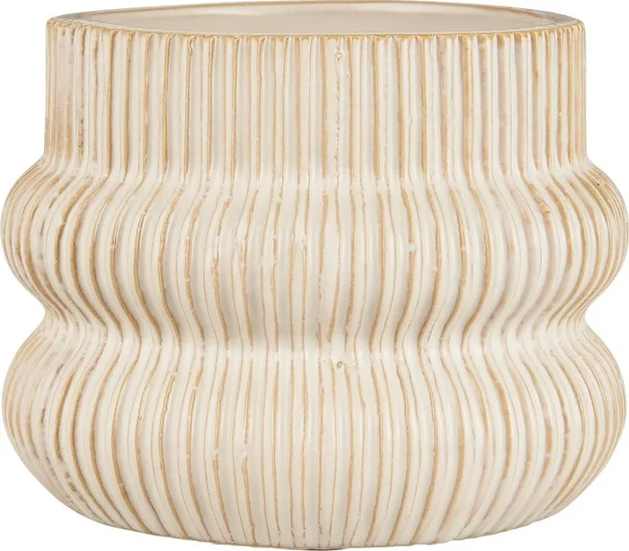 Ib Laursen Topf mit Rillen Ø 13,5 cm, Grün