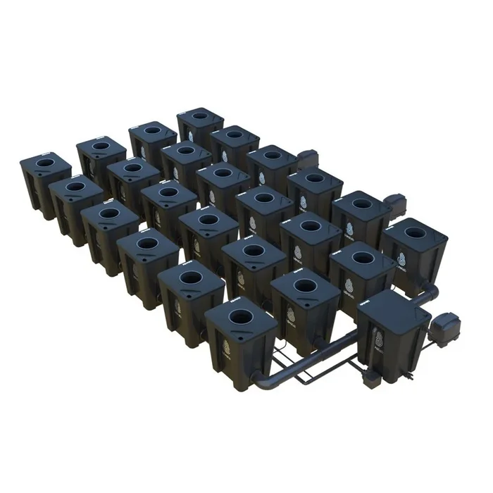Idrolab – RDWC-System 4-reihig original 24+1 mit Tuboflex-Diffusor