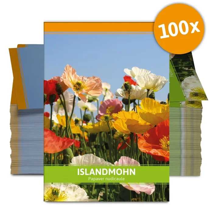 Island Mohn für Werbezwecke (100 Tütchen)