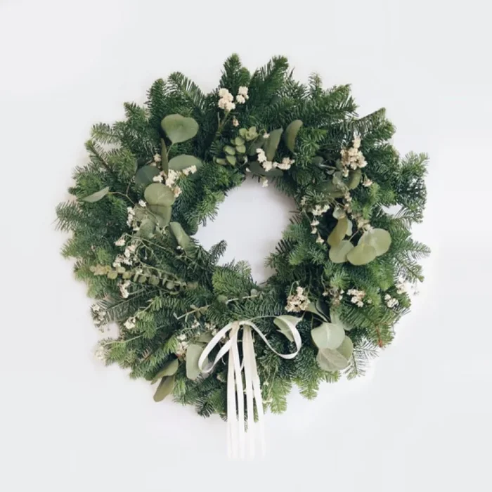 Ivory Eucalyptus Wreath