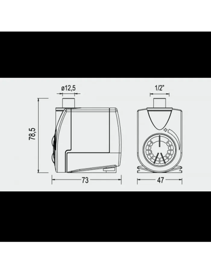 Jet NJ 400 Tauchpumpe für Aquarien