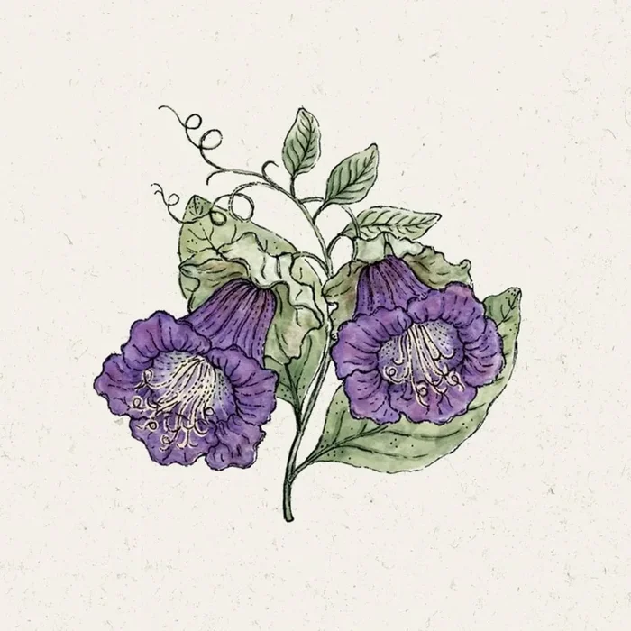 Jora Dahl Glockenrebe „violett“ Cobaea Scandens
