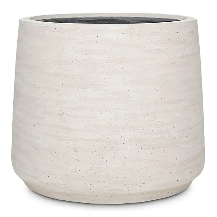Jumbo Patt Planter – Ivory Washed