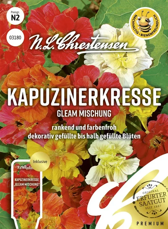 Kapuzinerkressesamen ‚Gleam Mischung‘