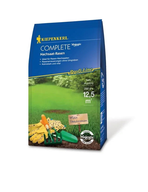 Kiepenkerl Profi-Line „Complete“ Nachsaat- Rasen, robuste Gräser
