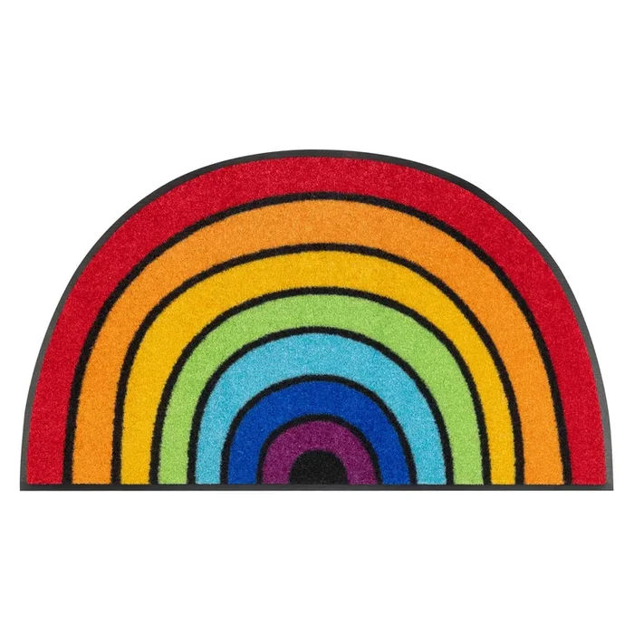 Kleen-Tex Fußmatte ‚Round Rainbow‘, 50 x 85 cm