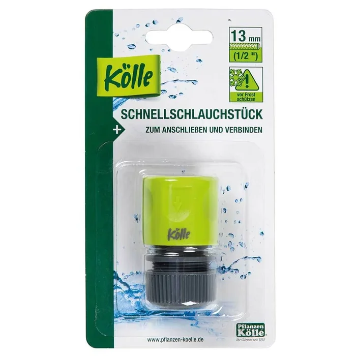 Kölle Schnellschlauchstück 1/2″ anthrazit/grün