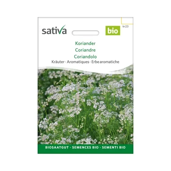Kräuter Koriander Biosamen kr23