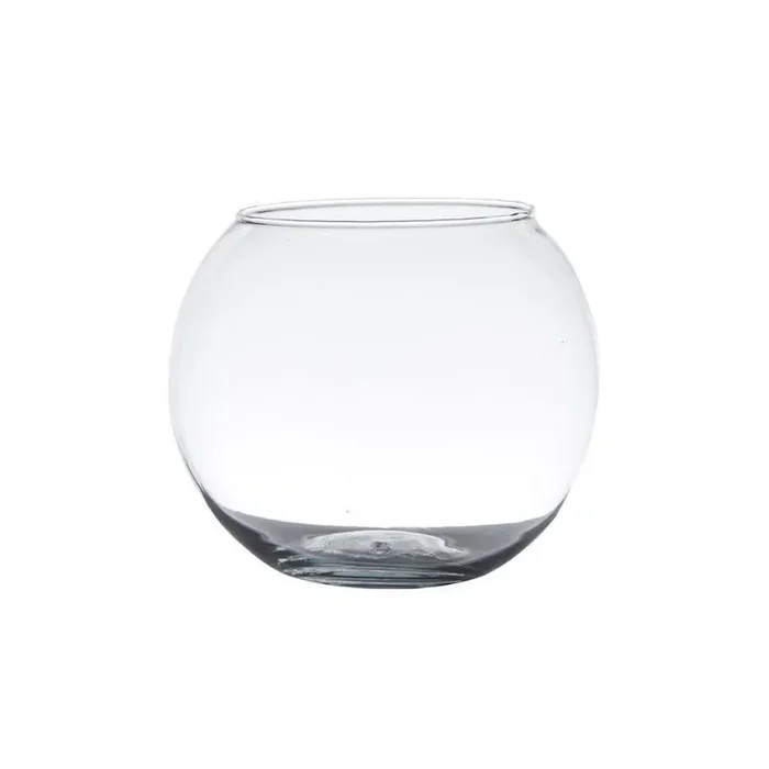 Kugelvase aus Glas 28 cm. Hoch