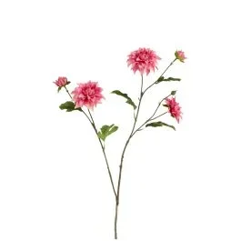 Künstlicher Dahlienzweig Deluxe 78cm Rosa