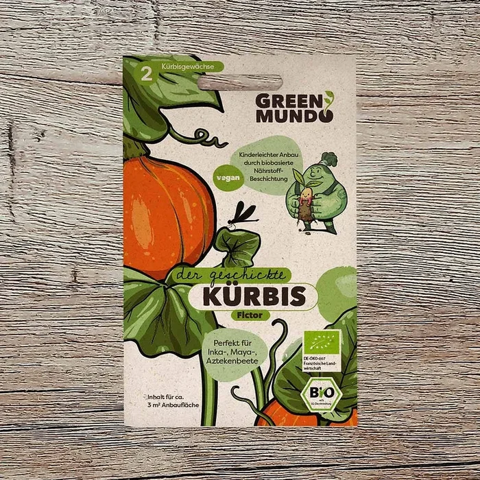 Kürbis ‚Fictor‘ Bio-Gemüse-Samen