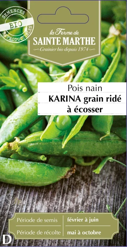 La Ferme de Sainte Marthe Zwerg-Erbse “Karina
