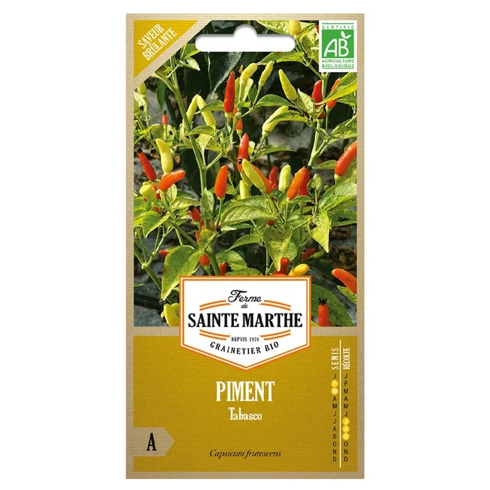 La ferme Sainte Marthe – 30 Samen AB – Piment tabasco