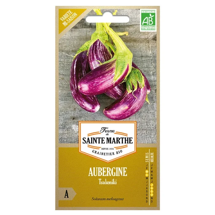 La ferme Sainte Marthe – 50 Samen AB – Aubergine Tsakoniki