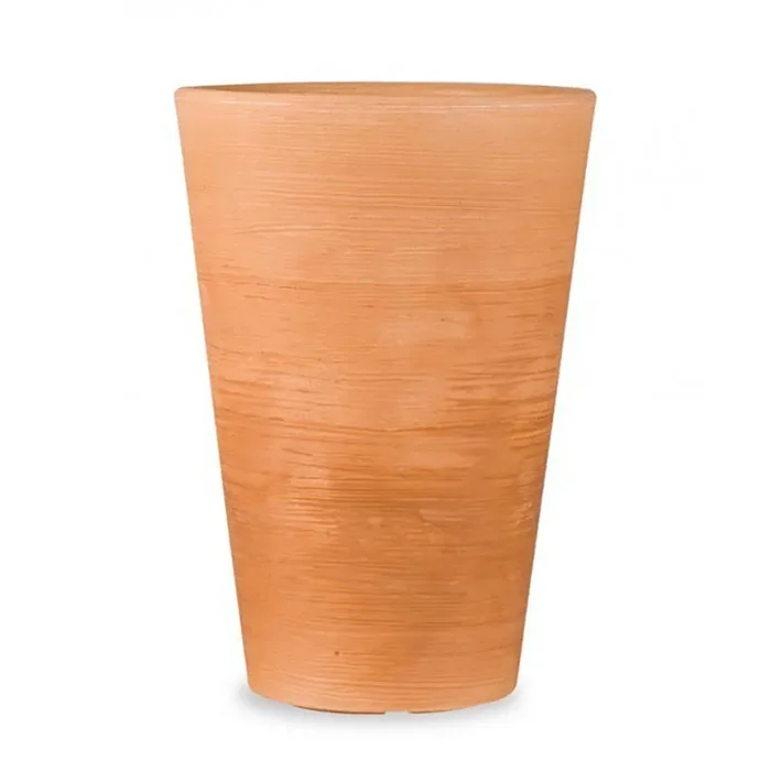 LILIUM EXTENDED CONE VASE H75 BRAUN ANT