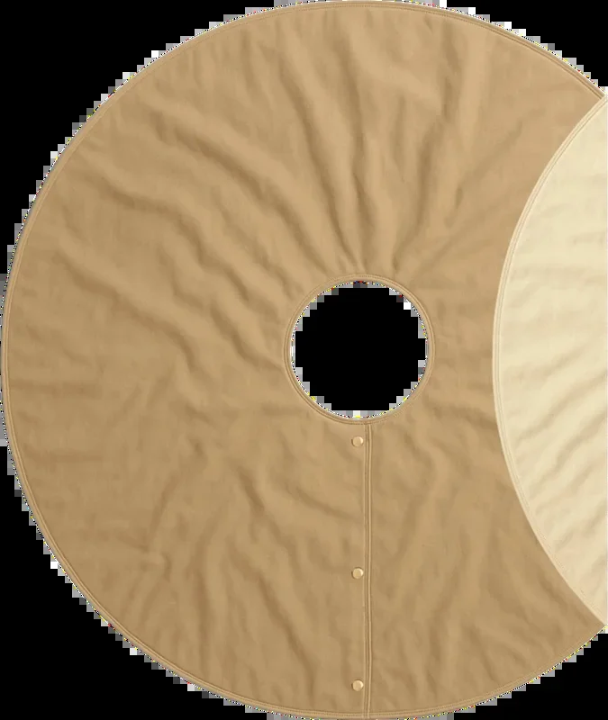 LIVLIG Weihnachtsbaumdecke, beige-braun