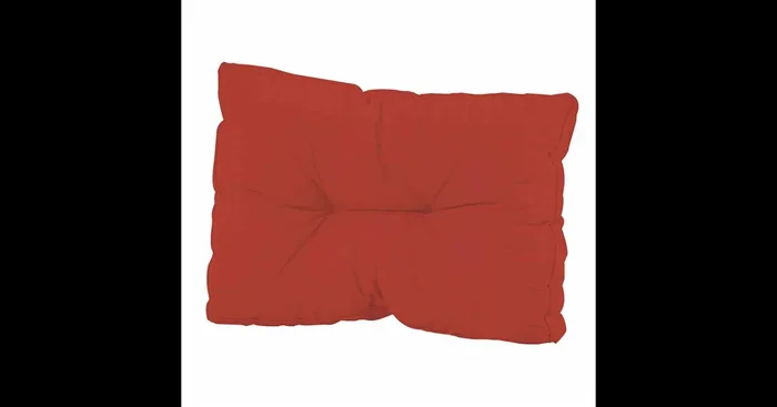 Madison Palettenrückenkissen Basic 60×43 cm rot