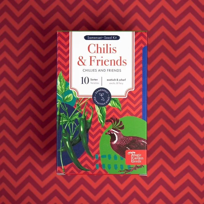 Magic Garden Seeds Chilis & Friends – Einsteiger-Saatgutset