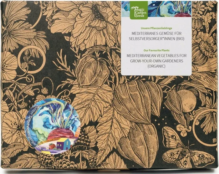 Magic Garden Seeds Mediterranes Bio Gemüse für Selbstversorger:innen – Samenset