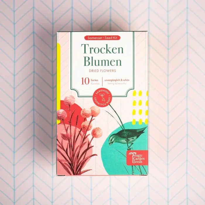 Magic Garden Seeds Trockenblumen – Einsteiger-Saatgutset
