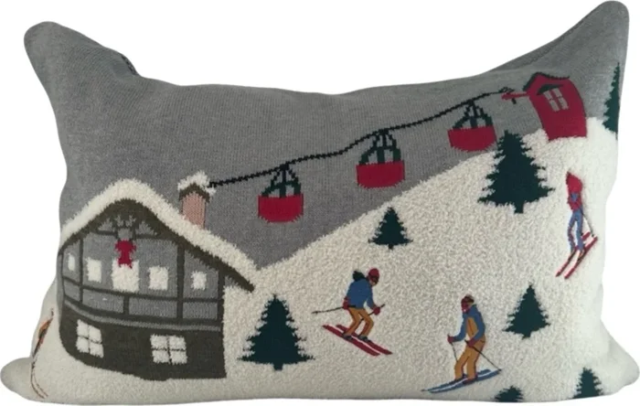 Miljögården Kissenbezug „Hütte“