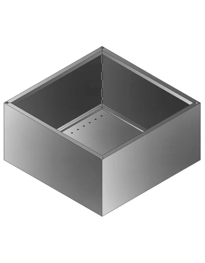 Modulares Pflanzgefäß STOUT aus Stahl 80x80cm hoch 45cm