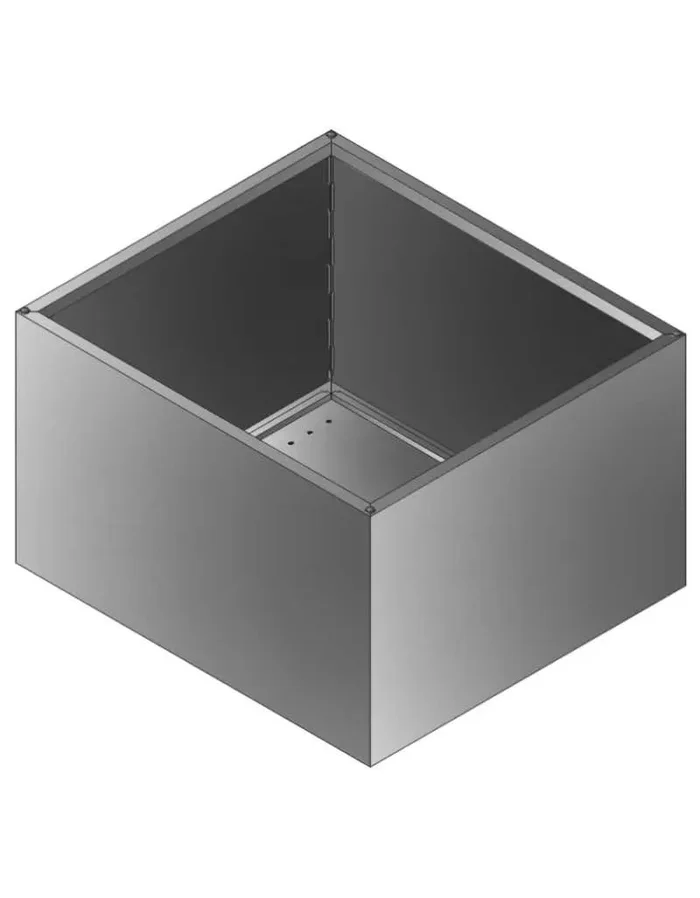 Modulares Pflanzgefäß STOUT aus Stahl 90x80cm hoch 60cm