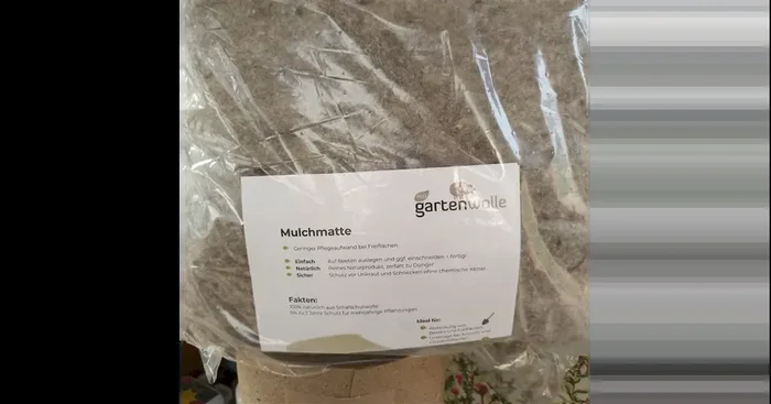 MULCHMATTE AUS SCHAFSCHURWOLLE
