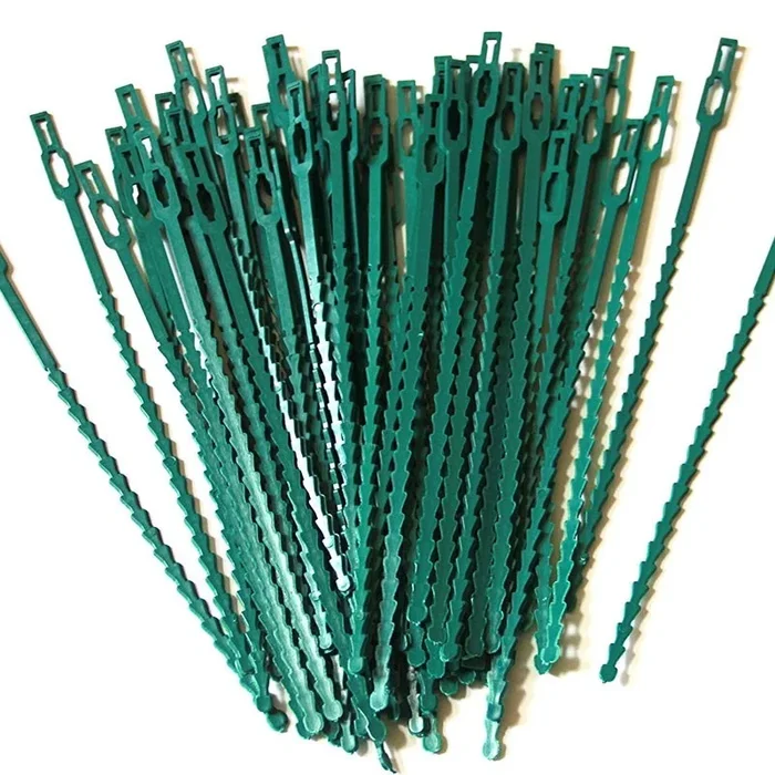 Nature – Universelle PE-Stockverbindung grün 35 cm – 12 Verbindungen