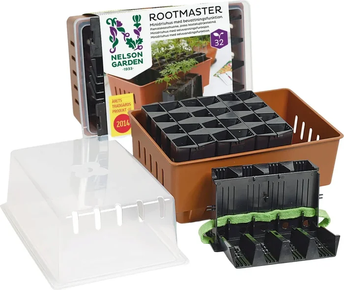 Nelson Garden Mini-Gewächshaus „Rootmaster“ braun