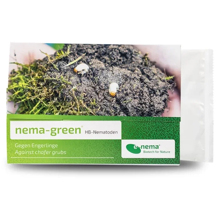 Nema-Green zur Bekämpfung von Gartenlaubkäfern und Japankäfer-Larven, biologische Lösung