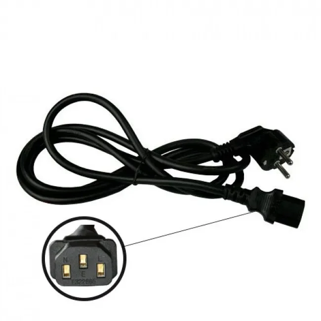 Netzkabel mit IEC-Connector, weiblich ca. 2m lang