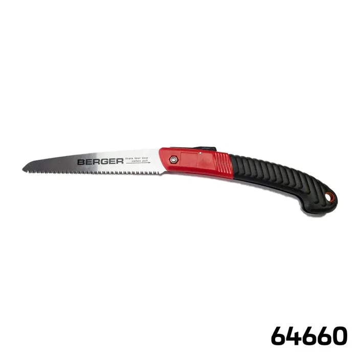 Obstbaumsäge 64660 | Klappbar | 180 mm Sägeblatt | Feine Zahnung für hartes Holz