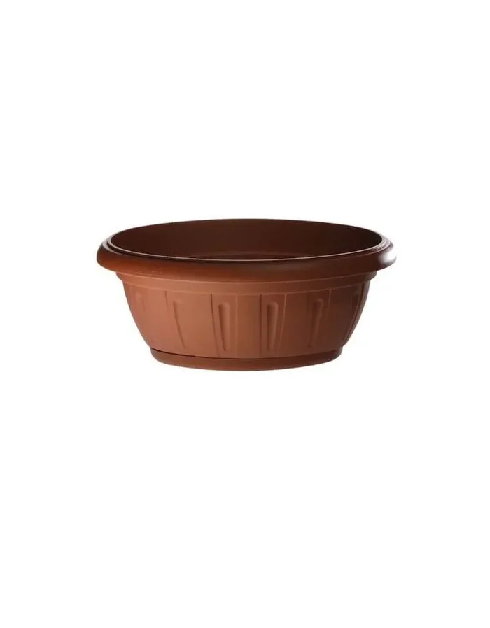 Omega ovale Vase 35 cm Terrakotta