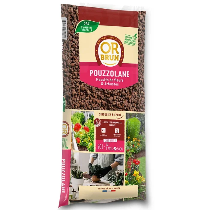 Or Brun – Puzzolan – 20L – Mulch