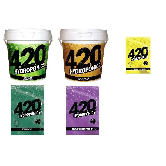 Pack 420 Hydroponics – Hydro-Erde-Kokos – Kurz Blühend