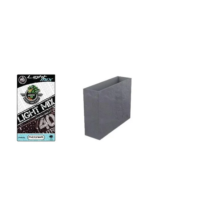 Pack – Loft XL Volcania 63L Kieselgrau + Substrat Platinium LightMIX