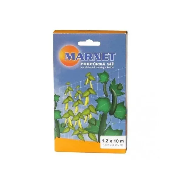 Pflanzstütznetz Marnet 1,2×5 m, Quadrate 12×12 cm