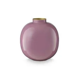 Pip Studio Vase Metall Flieder 23cm