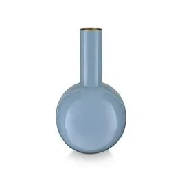 Pip Studio Vase Metall Mittel Hellblau 19x33cm